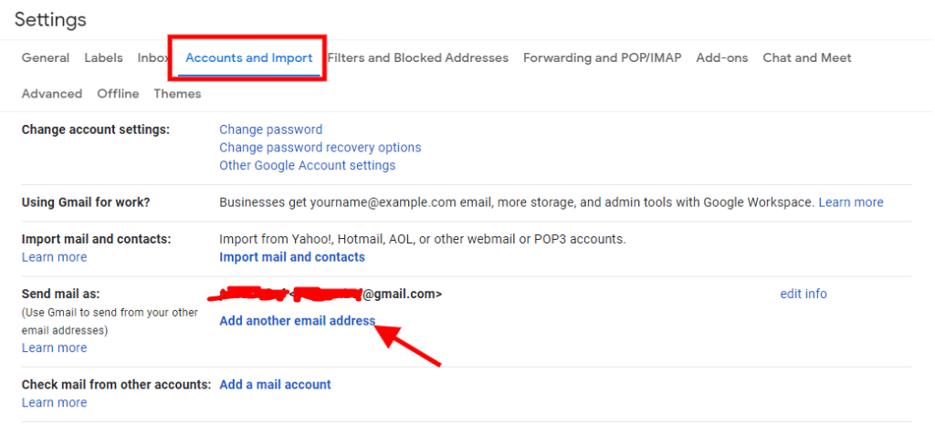 Tambahkan Email Domain Kita Tadi