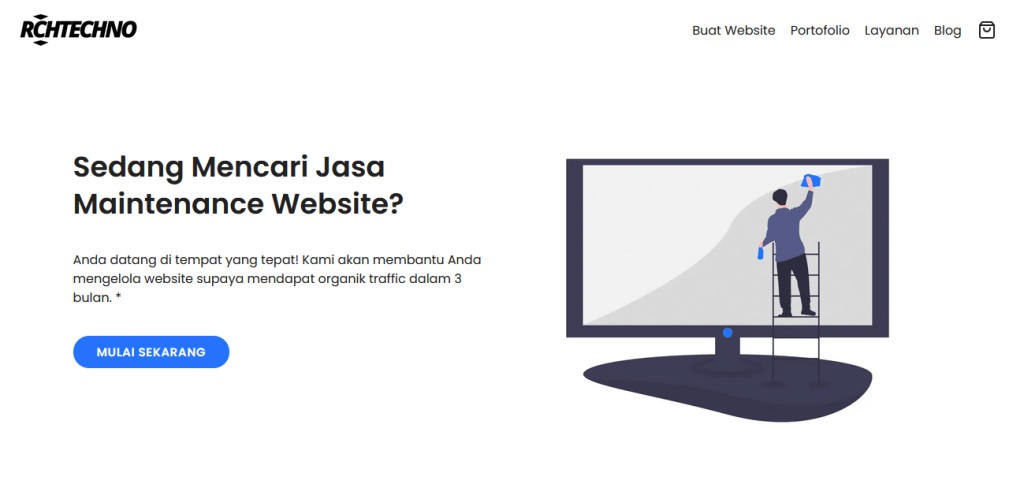 Berapa biaya maintenance website per bulan?