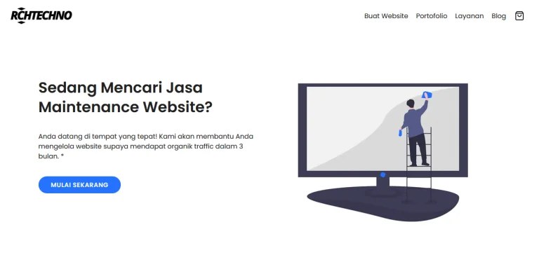 Berapa biaya maintenance website per bulan?