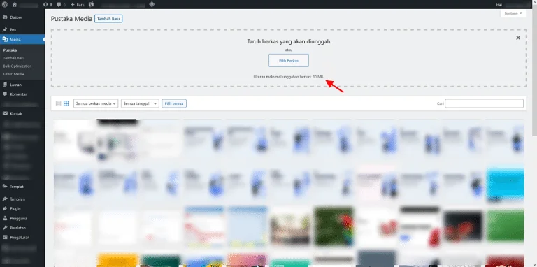 Cara Menambah Kapasitas Upload WordPress