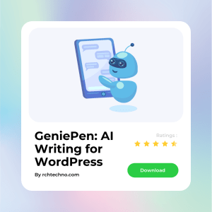 GeniePen: Generate Konten Blog berkualitas tinggi dalam hitungan menit